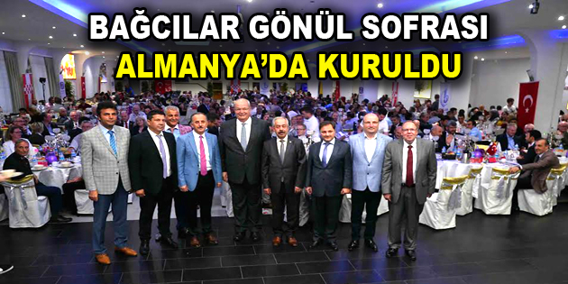 Bağcılar gönül sofrası Almanya’da kuruldu