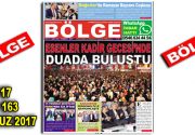 BÖLGE GAZETESİ , YIL:17 , SAYI: 163 , ”TEMMUZ-2017” 17
