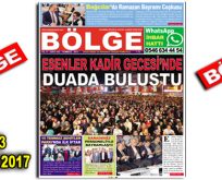 BÖLGE GAZETESİ , YIL:17 , SAYI: 163 , ”TEMMUZ-2017”