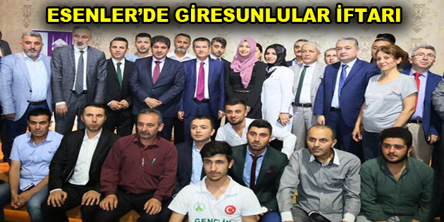Başbakan Yardımcısı Nurettin Canikli, Giresunlu hemşehrileri ile Esenler iftar yaptı