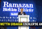 Esenler Belediyesi tarafından Ramazan ayı etkinlikleri kapsamında düzenlenen Anadolu’yu Mayalayanlar programında Prof.