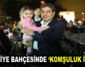 Belediye bahçesinde komşuluk iftarı