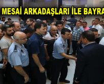 Göksu, mesai arkadaşları ile bayramlaştı