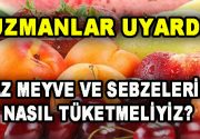Yaz aylarının gelmesi ve aşırı sıcakların yaşandığı şu günlerde mutfağımıza