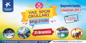 Küçükçekmece Belediyesi, Yaz Spor Okulları kayıtları başladı