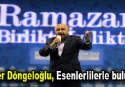İlahiyatçı-Yazar Ömer Döngeloğlu, Ramazan etkinlikleri kapsamında Esenlerlilerle bir araya geldi.