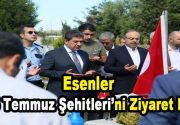 Esenler Belediyesi, 15 Temmuz’da vatan uğruna canlarını gözünü kırpmadan feda
