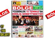 BÖLGE GAZETESİ , YIL:17 , SAYI: 163 , ”AĞUSTOS-2017” 17