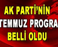 Ak Parti’nin 15 Temmuz Programı Belli Oldu