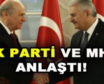 AK Parti ve MHP anlaştı