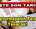 Başvurmayanın Parası Yanacak!