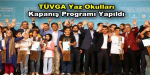 TÜVGA Yaz Okulları kapanış programı yapıldı