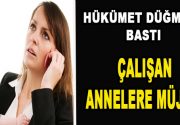 Çalışan Annelere Müjde! Hükümet düğmeye bastı. Çalışan anneye kreş çeki