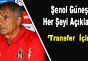 Beşiktaş Teknik Direktörü Şenol Güneş, Nevzat Demir Tesisleri’nde düzenlediği basın
