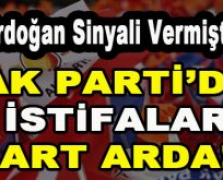 Erdoğan sinyali vermişti! AK Parti’de Peş Peşe İstifalar