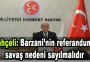MHP Genel Başkanı Devlet Bahçeli, partisinin genel merkezinde basın toplantısı