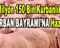 5 Milyon 150 bin Kurbanlıkla Kurban Bayramına Hazırız