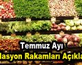 Temmuz ayı enflasyon rakamları açıklandı