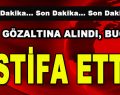 Dün Gözaltına Alındı, Bugün İstifa Etti