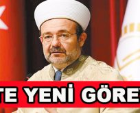 İşte Mehmet Görmez’in Yeni Görevi!