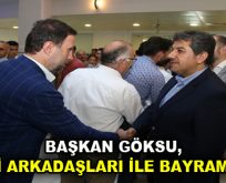 Başkan Göksu, mesai arkadaşları ile bayramlaştı