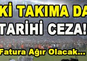 Dün akşam oynanan Süper Kupa Finalinin faturası iki takıma da