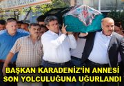 BAŞKAN KARADENİZ’İN ANNESİ SON YOLCULUĞUNA UĞURLANDI Küçükçekmece Belediye Başkanı Temel