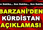 Barzani’den son dakika Irak referandumuna ilişkin açıklama… Irak Bölgesel Kürt