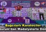Bağcılarlı karateciler Erzurum’dan madalyalarla döndü Erzurum’da düzenlenen ve 28 ülkeden