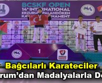 Bağcılarlı karateciler Erzurum’dan madalyalarla döndü