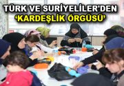 Türk ve Suriyeli kadınlarla çocuklar kardeşliklerini pekiştirmeye devam ediyorlar. Birlikte