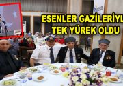 ESENLER GAZİLERİYLE TEK YÜREK 19 Eylül Gaziler Günü’nde düzenlenen gecede
