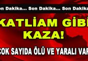 Katliam gibi kaza bu sabah Bursa- Ankara karayolu İnegöl Babasultan