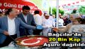 Bağcılar’da 20 bin kap aşure dağıtıldı