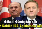 Kadir Topbaş’ın istifasının ardından İstanbul Büyükşehir Belediye Başkan Vekili Göksel