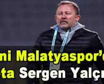 Yeni Malatyaspor’da Rota Sergen Yalçın