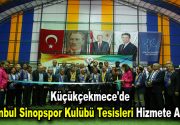 Küçükçekmece’de yapımı tamamlanan İstanbul Sinopspor Kulübü Tesisleri hizmete açıldı. Küçükçekmece Belediyesi