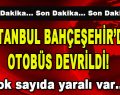 İstanbul Bahçeşehir’de Otobüs Devrildi!