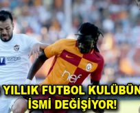 98 yıllık futbol takımının ismi değişiyor