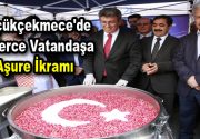 Muharrem ayı vesilesiyle Küçükçekmece Belediye Başkanı Temel Karadeniz ilçedeki binlerce