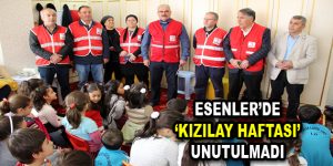 ”Kızılay Haftası” Esenler’de unutulmadı