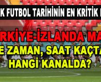 Türkiye-İzlanda milli maçı ne zaman, saat kaçta, hangi kanalda?