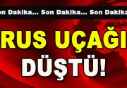 Son dakika haberlere göre Suriye’de Rus savaş uçağı düştü. Düşen