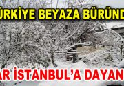 Türkiye kar yağışının etkisi altına girmeye başladı. Birçok ilde mevsimin
