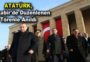 Cumhuriyetimizin kurucusu Gazi Mustafa Kemal Atatürk ölümünün 79’uncu yıl dönümünde