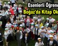 Esenlerli öğrenciler Boğaz’da kitap okudular