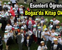 Esenlerli öğrenciler Boğaz’da kitap okudular