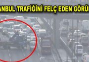 İstanbul trafiği felç oldu. Bir çekicinin yolu kapatması sonrası uzun