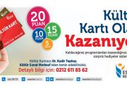 Esenler Belediye tarafından faaliyete geçirilen Kültür Kart projesi ile kazanacağınız