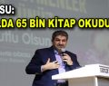 GÖKSU, ”4 YILDA 65 BİN KİTAP OKUDULAR”